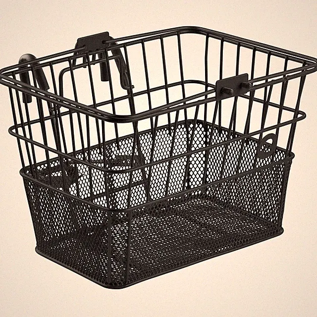 Apollo Detachable Front Bike Basket Steel HalfMesh with Integrated Detachable...
