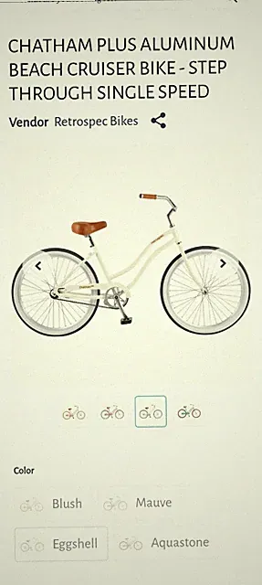 Chatham Plus Beach Cruiser Bike - Step Through