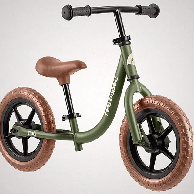 Cub Toddler Balance Bike for Ages 18 - 3 - 12in No-Pedal Beginner Bicycle w...