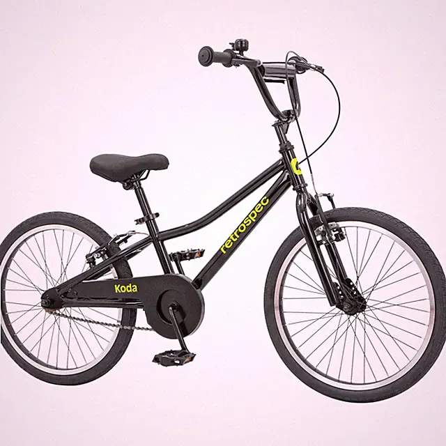 Kids Bike 20 Inch Lightweight Adjustable Seat Handlebars Retrospec Koda 6-10