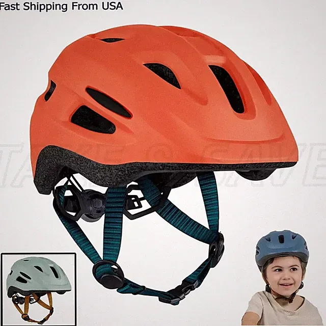 Kids Bike Helmet/Child Toddler Lightweight Safety Helmet Adjustable Size 45-53cm