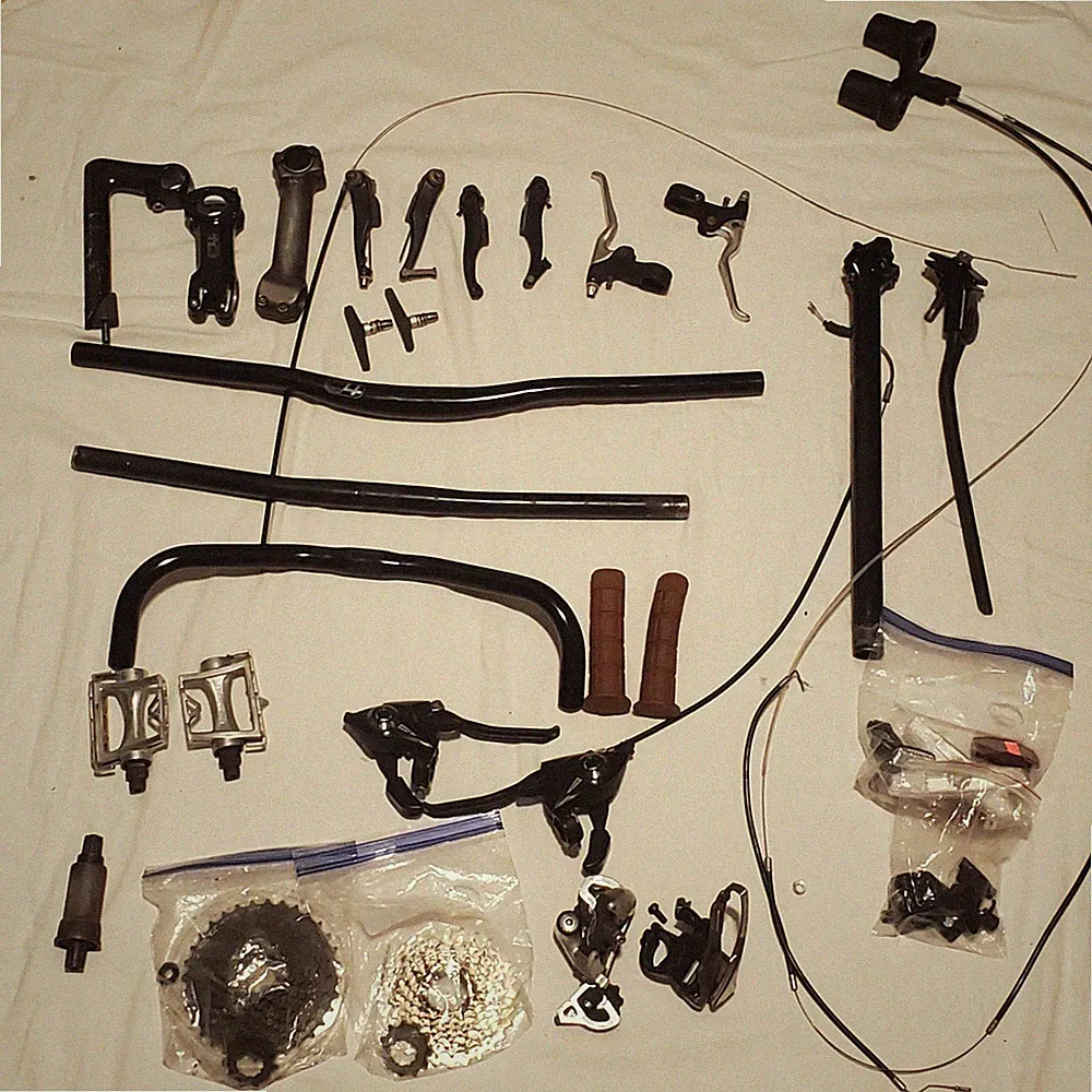LOT of SPARE Bicycle Parts Road / Mountain CANNONDALE / SCHWINN MOAB / RETROSPEC