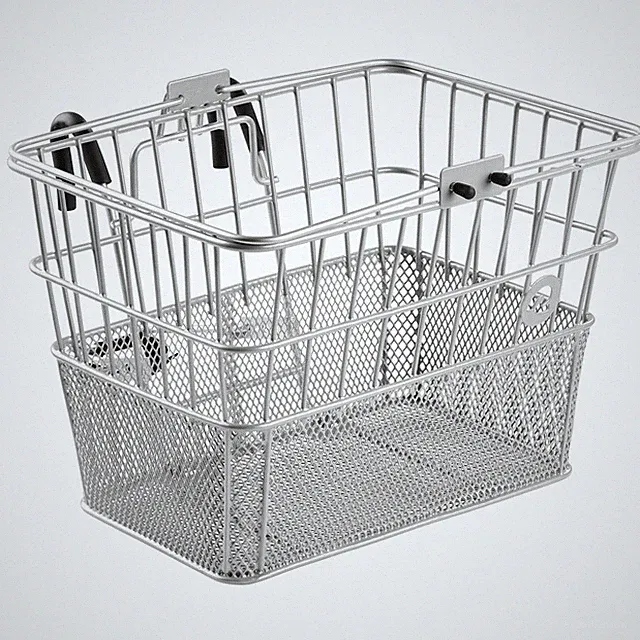 Retrospec Apollo Detachable Front Bike Basket Steel One Size, Silver