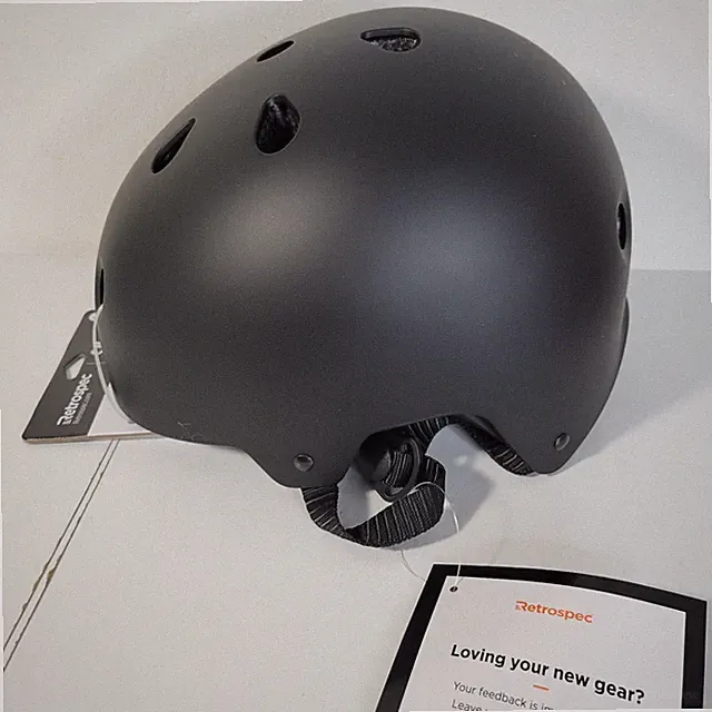 Retrospec CM-2 Classic Commuter Bike/Skate/Multi-Sport Helmet, Matte Black large