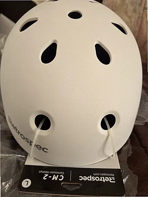 Retrospec CM-2 Commuter Bike Helmet Matte White Large 59-63cm New w/ Box Tags