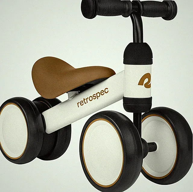 Retrospec Cricket Baby Walker 4-Wheel Balance Bike for Ages 12-24 Months Toddler