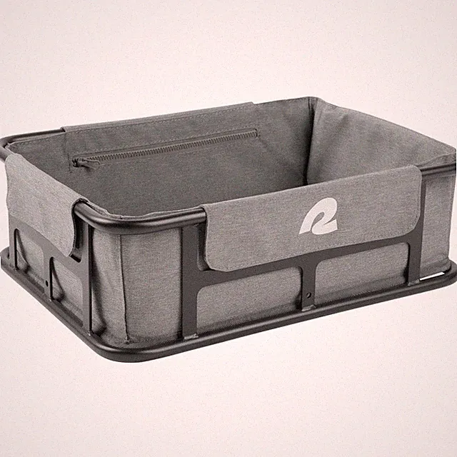 Retrospec Heavy-Duty Steel eBike Rear Basket Large Capacity Cargo Carrier
