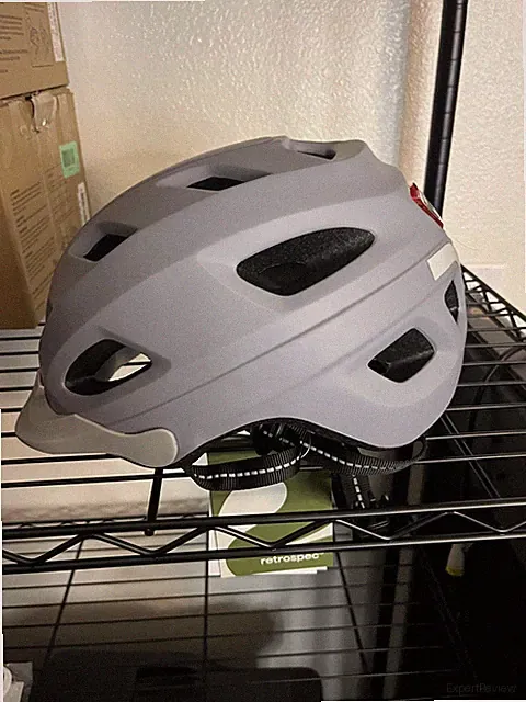 Retrospec Lennon Bike Helmet with LED safety light