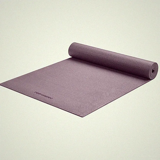 Retrospec Pismo Yoga Mat w/Nylon Strap for Men & Women - Non Slip Exercise Ma...