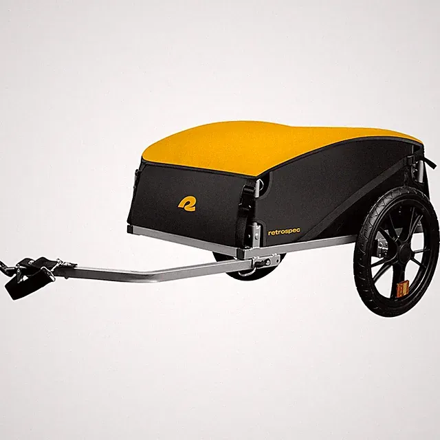 Retrospec Rover Hauler Bike Cargo Trailer Foldable 80lb Capacity