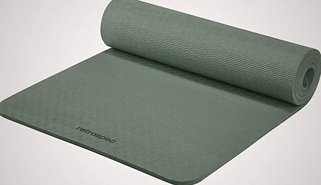 Retrospec Zuma 1/2 Inch Thick Non-Slip TPE Yoga Mat 72x24in