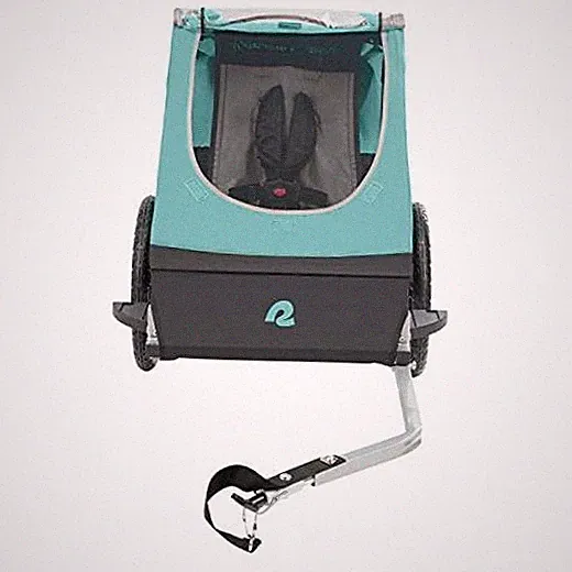 Rover Kids Bicycle Trailer Single and Double Passenger Blue Ridge 1 Passenger